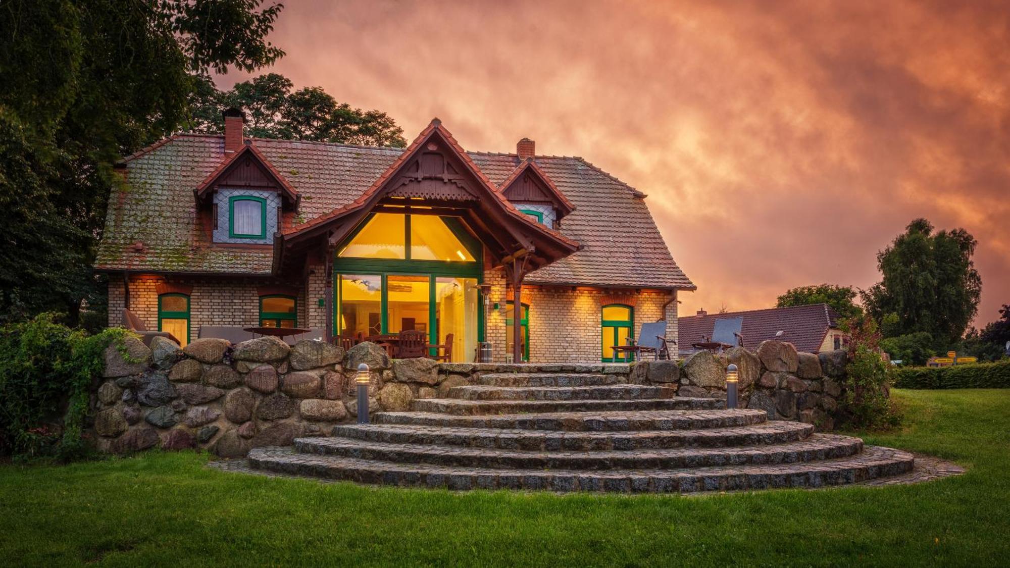 J1 Idyllisches Ferienhaus Mit Seeblick Villa Julchendorf Exterior photo