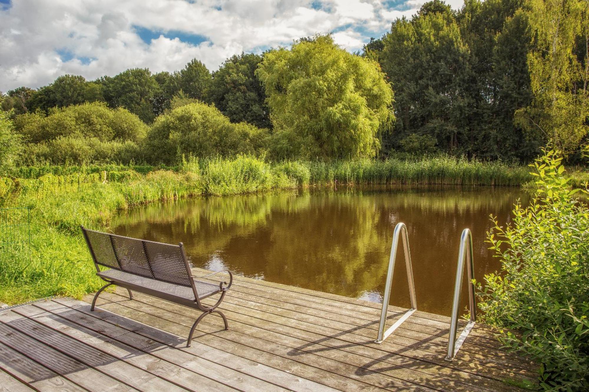 J1 Idyllisches Ferienhaus Mit Seeblick Villa Julchendorf Exterior photo